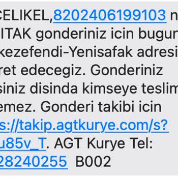 Denizli AGT Kurye Yüzünden Ticari Faaliyetlerimi Yürütemiyorum