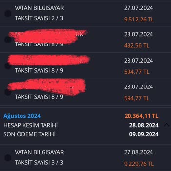 Vatan Bilgisayar Sipariş İptali Sonrası Ücretin Hesabımdan Çekilmesi
