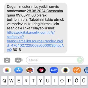 Arçelik Servis Sorunu & Servisin Gelmemesi