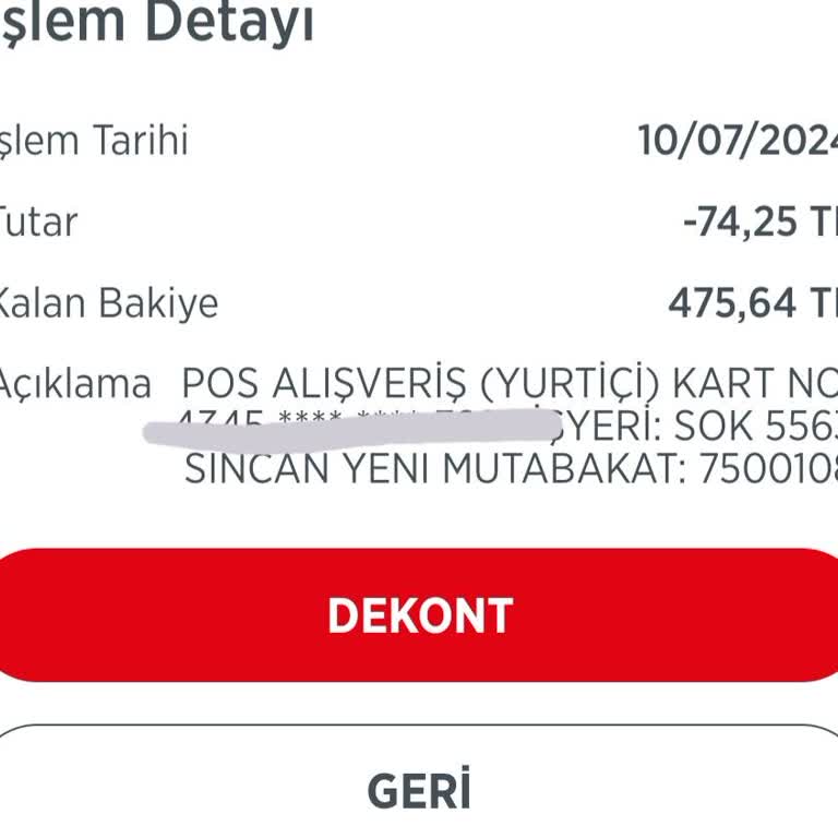 Şok Market QR Ödeme