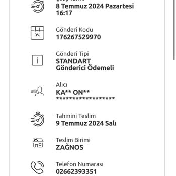 Yurtiçi Kargo Adres Sorunu Nedeniyle Alıcıya Ulaşılamadı
