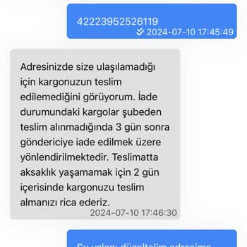 Sürat Kargo Yalan Beyanla Mağdur Ediyor