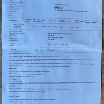 Enuygun 24.04.2024 Mükerrer Oluşan Dönüş Uçuş Biletlerimin İadesi Hk