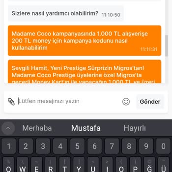 Migros Money Puan Yüklenmemesi.