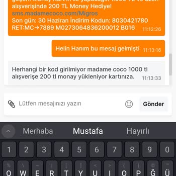 Migros Money Puan Yüklenmemesi.