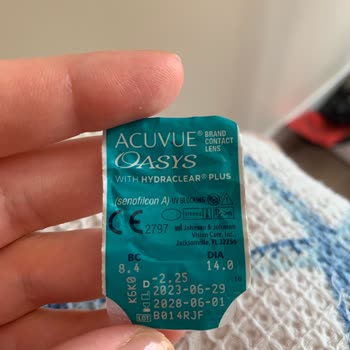 Acuvue Üretim Hatalı Lens