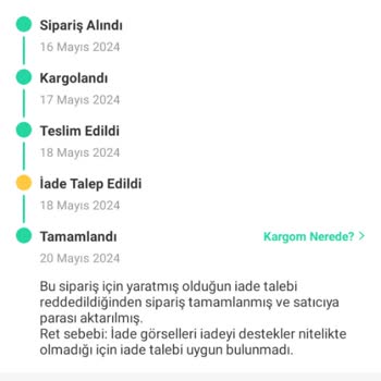 Dolap Satın Aldığım Tabletin İade Ve Kullanım Sorunları