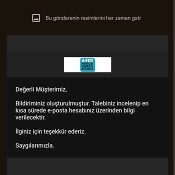 A101 İade Mağduruyum A101 İadeyi Almıyor.