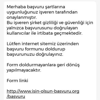 İşin Olsun Asılsız İş İlanları