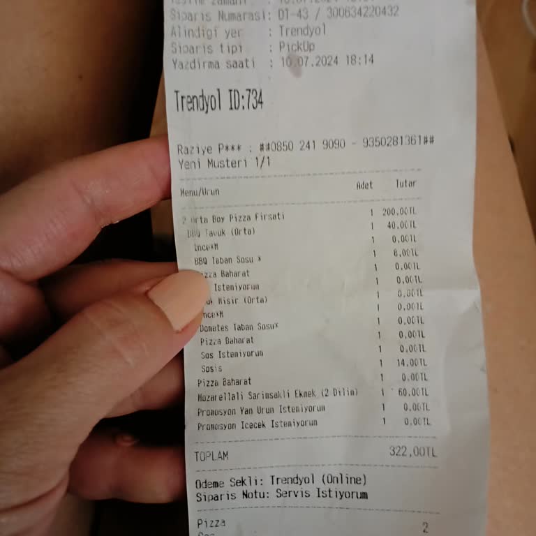 Pizza Hut Siparişim Yanlış Ve Soğuk Gönderildi