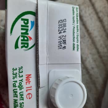 Pınar Et ve Süt Bozuk 1 Litre Sut
