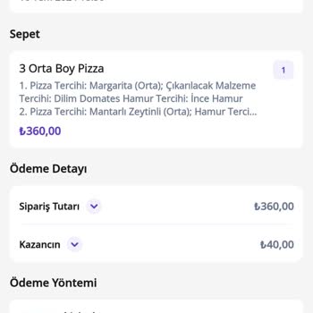 Terra Pizza Siparişlerinde Sürekli Hatalar Ve Eksikler