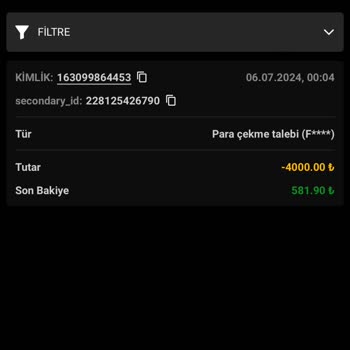 Betvadi Para Hesabıma Geçmedi