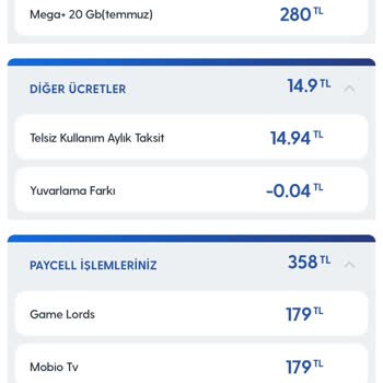 Faturama Yansıt Servisi İle Direk Yansıtılan Paycell'den Ücret İadesi