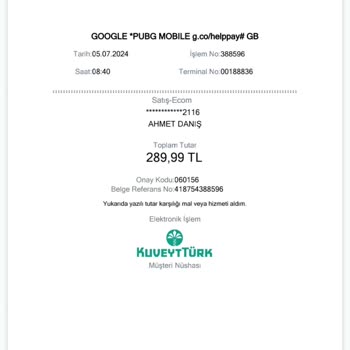 PUBG Mobile Helppay Para Çekme Şikayet