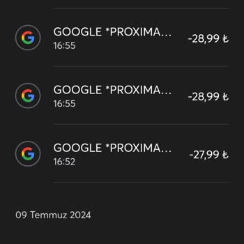 Google Play Haberim Olmadan Hesabımdan Para Çekilmiş