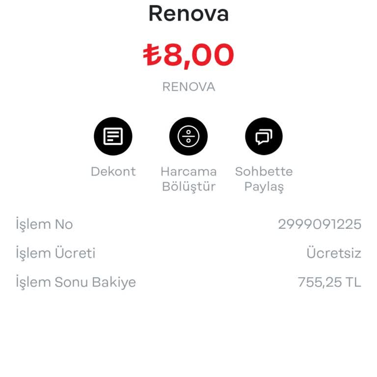 Papara Renova Adıyla İzinsiz Para Çekti