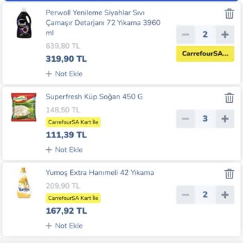 Carrefour Kampanyasından Alınan Ürünler Kampanyasız Geldi