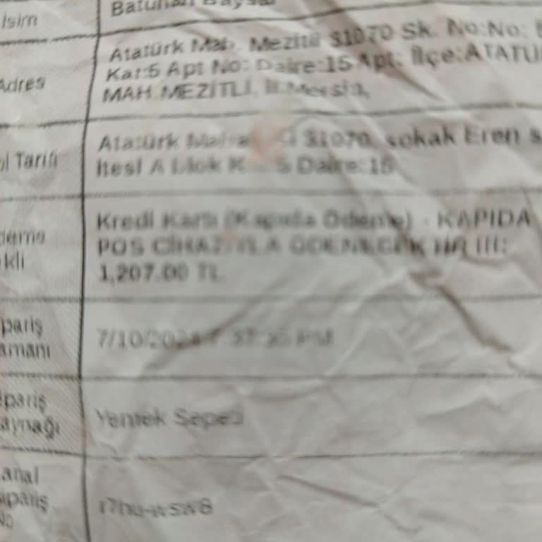 Popeyes Eksik Ürün Hamburger