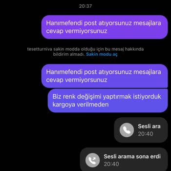 Tesetturniva (Instagram) Instagram'da Güven Sorunu: Sipariş Sonrası İletişim Kesildi