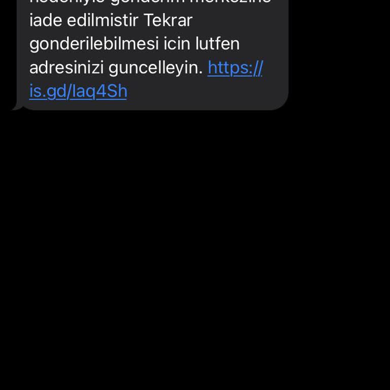 E-ticaret Marka Taklidiyle Dolandırıcılık Yurtiçi Kargo Adını Kullanarak Gelen Tehlikeli Link
