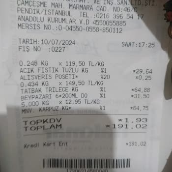 Hakmar'dan Aldığım Karpuz Bozuk Çıktı