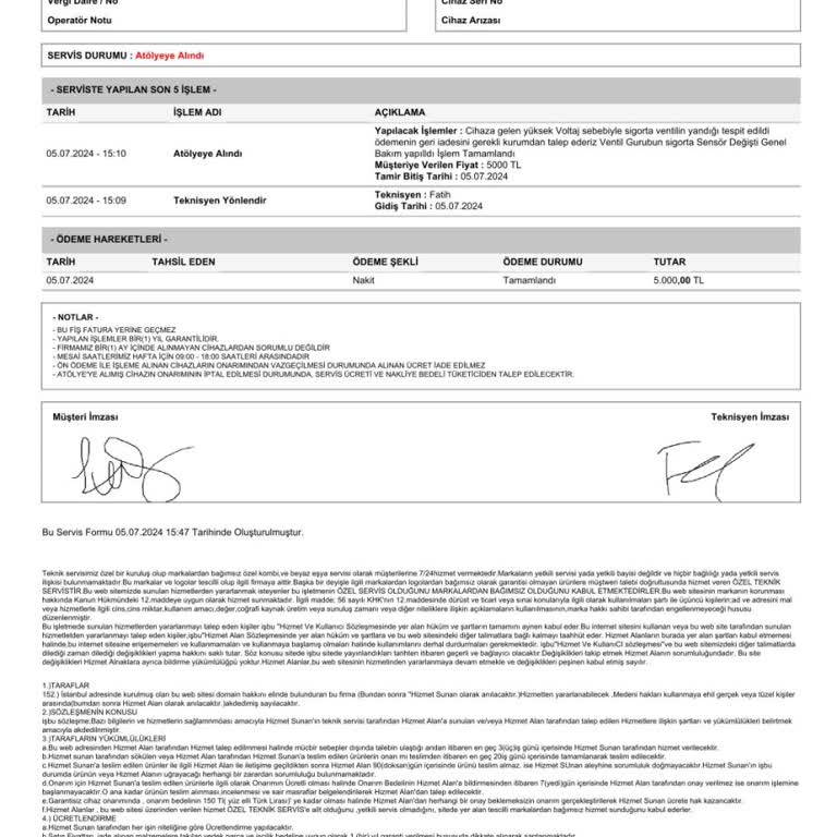 444 7 169 Sahte Siemens Servisi