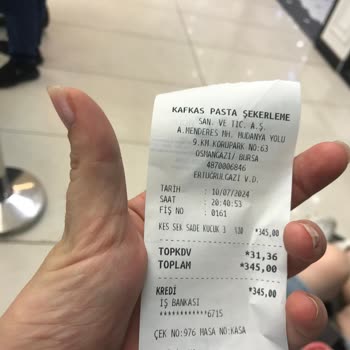 Kafkas Pasta Şekerleme Kafkas Kestane Şekerinin Parasına Göre Poşet Veriyor