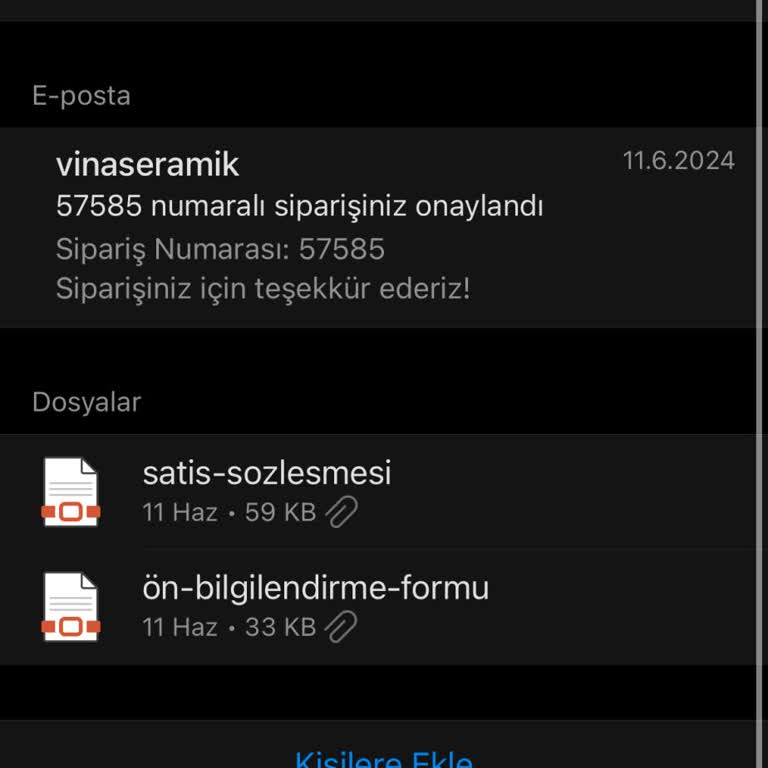 Vina Seramik Siparişim Hâlâ Kargolanmadı Ve Sayfa Sahipleri Cevap Vermiyor!