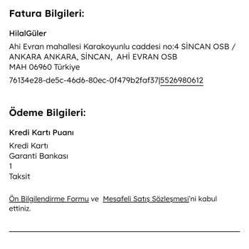 KARGOMsende Mavi Online İade Yapılamaması