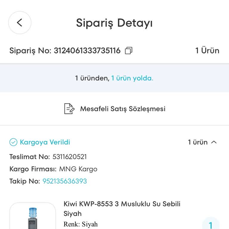 A101 Uygulamasından Aldığım Ürünüm 1 Aydır Gelmedi.