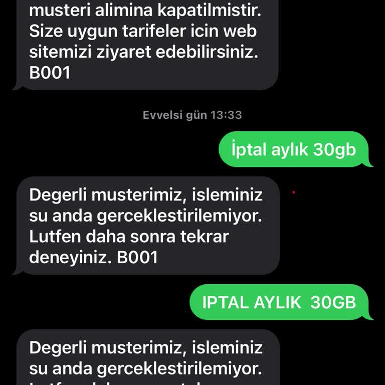 Türk Telekom Kendiliğinden Uzayan Paket