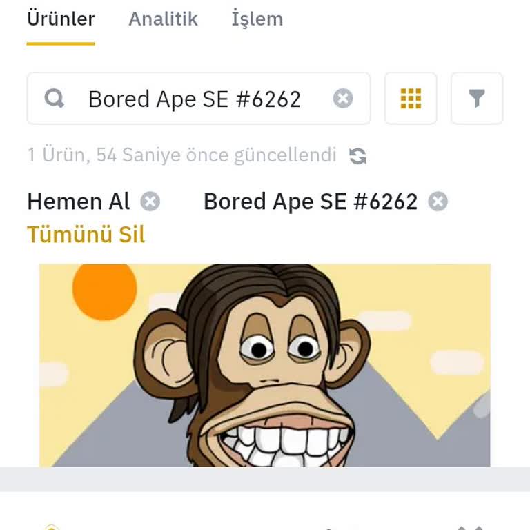 Binance Nft Satışı Yapılamıyor.