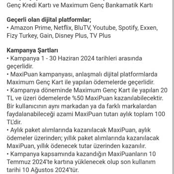 İş Bankası MaxiPuan Kampanyalarının Puanlarını Vermiyor.