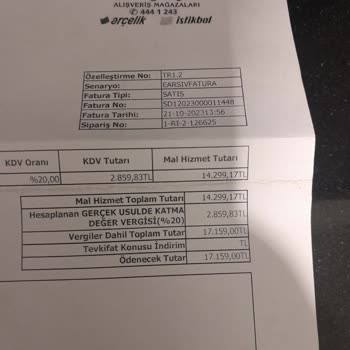 Arçelik'ten Alırken Bir Daha Düşün Servisten Dolayı