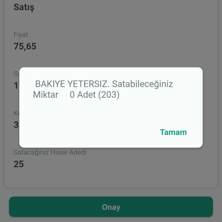 Kuveyt Türk Hisse Senedi Satış