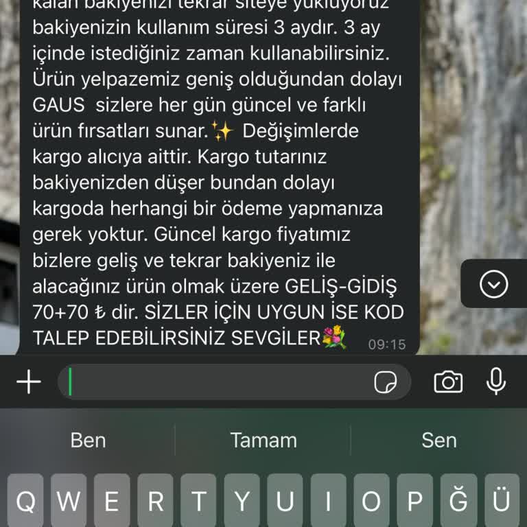 Www.gaus.com İade Hakkında