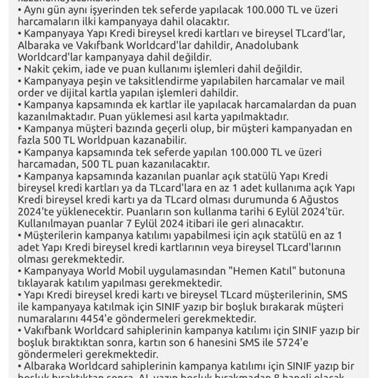 Eyyy Yapı Kredi! Adios Premium Crystal Falan Kampanya Yapma