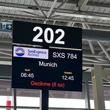 Sunexpress Flugverspätung Kayseri nach München, keine Entschädigung erhalten