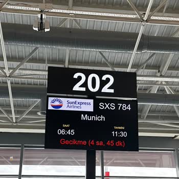 Sunexpress Flugverspätung Kayseri nach München, keine Entschädigung erhalten