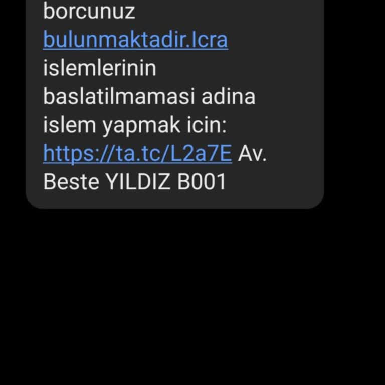 HGS İcra Boru Mesajı Şikayeti