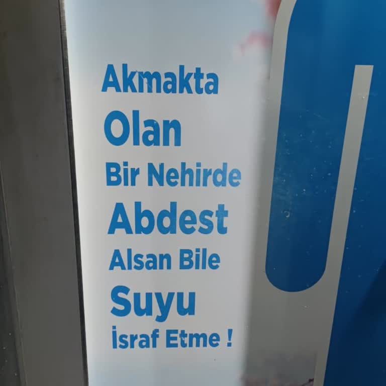 Kırşehir Belediyesi Hadisi Şerif Lavabo Kapısına Yazılma Uygunsuzluğu
