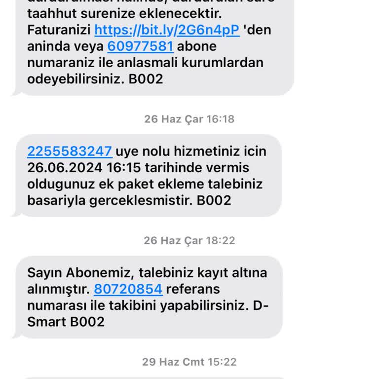 D Smart Onayım Olmadan Ek Paket Vermiş