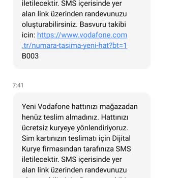Vodafone'dan Bir Gecede 25 Mesaj Geliyor.
