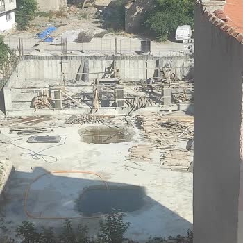 Kasapoğlu İnşaat Sabahın Köründe İnşaat Çalışması