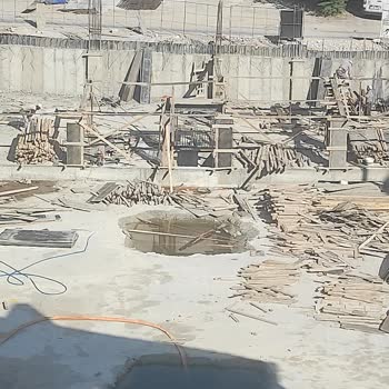 Kasapoğlu İnşaat Sabahın Köründe İnşaat Çalışması