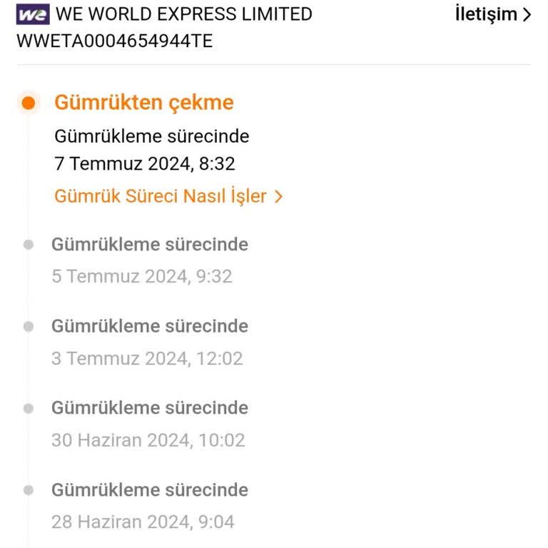 Temu Sipariş Geç Oldu