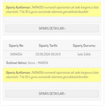 Sefamerve İade Sürecinde Yaşanan Sorunlar