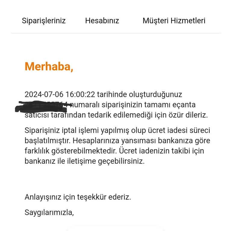 FLO Ayakkabı FLO Tedariği Mümkün Olmayan Ürün Satışı