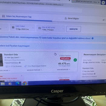 Jolly Tur Erken Rezervasyon Fazla Ücret Alınması